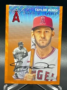 2023 Topps Chrome Platinum Taylor Ward Orange Wave Refractor /25 Angels #190 - Bild 1 von 2