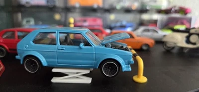 PIMPSTICKER 🔥Hotwheel/Matchbox Rampe Hebebühbe 4er Set Weiß 1:64 Neu