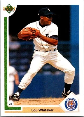 Lou Whitaker 1991 Upper Deck #367b Detroit Tigers - Image 1 of 2