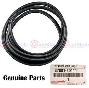 Genuine Toyota LandCruiser 100 Series UZJ HDJ Back Tailgate Door Rubber Seal - Picture 1 of 9