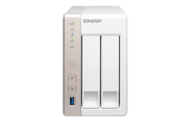QNAP TS-251 0GB 2X 2.41GHz 1GB DDR3 + ALIMENTATORE - Immagine 1 di 3