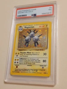 Shadowless Magneton - Pokemon Base Set #9 - Near Mint PSA 7 - Picture 1 of 5