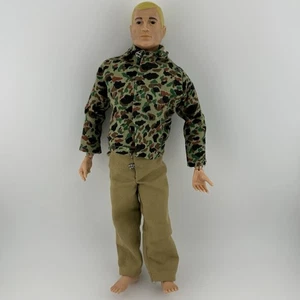 Vtg 1964 GI Joe Soldier Painted Blonde Hair w Outfit USA Japan Hasbro 12” Figure - Picture 1 of 18