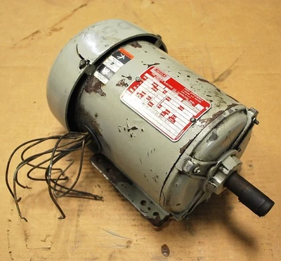 Lincoln D-AF4627 3-Phase Motor. Hp:1, Rpm:1760/1800, Frame:R143T. - USED - Image 1 of 4