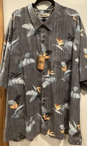 Tommy Bahama Birds Of Paradise Silk Camp Shirt NWT Mens Size 2XB - Picture 1 of 8