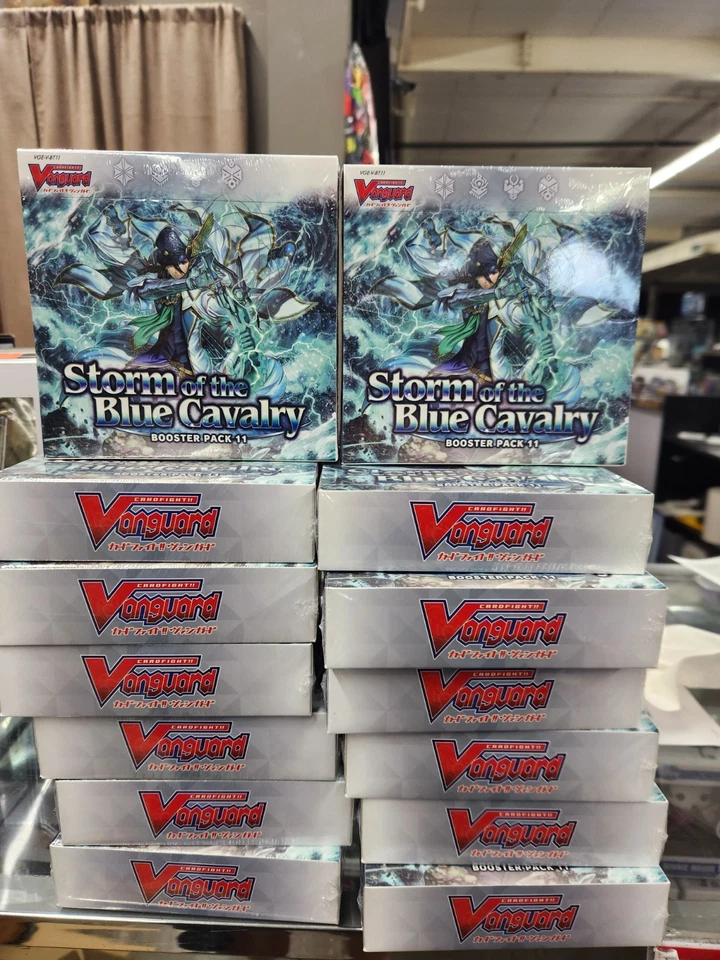 CARDFIGHT VANGUARD STORM OF THE BLUE CAVALRY  SEALED BOOSTER BOX NEW VGE-V-BT11 - Image 1 of 1