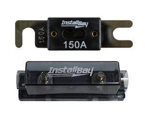 Fuse ANL-150 + Nickel Plated Fuse Holder ANLFH Install Bay Metra - Picture 1 of 2