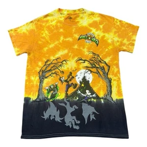 Disneyland Mickey's Happy Halloween Party 2019 T Shirt Adult Small Tie Dye AOP - Picture 1 of 9
