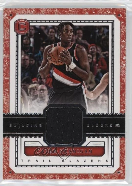 2017-18 Panini Cornerstones Building Blocks Memorabilia Caleb Swanigan Rookie RC - Image 1 of 2