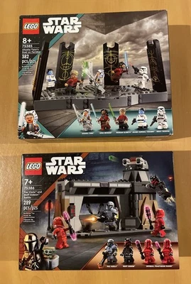ЛОТ ТОВАРОВ LEGO Star Wars: Ahsoka's Duel on Peridea (75385) и Vizsla vs Gideon (75386) - Изображение 1 из 4