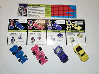 Race Track Patrol Micromaster 100% Complete Vintage 1990 G1 Transformers - Image 1 of 4