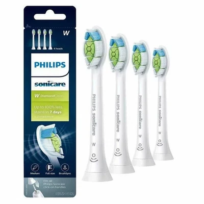 4x Philips Sonicare DiamondClean con cabezales de cepillo de repuesto | Blanco Foto 1 de 2