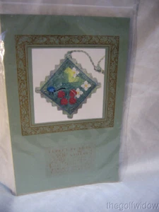 Forget Me Knots in Stitches Raphael's Raspberries a Small Sachet Pattern - Picture 1 of 3