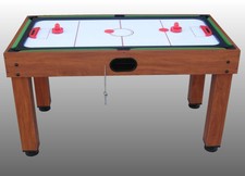 AIR HOCKEY Tavolo IN LEGNO +DUE MANOPOLE E DISCHETTI.