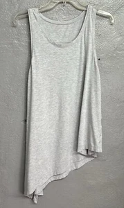 Lululemon Damen grau asymmetrisches Tanktop Seitenschlitz luftig Größe Small - Bild 1 von 6