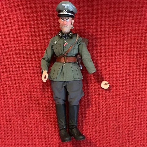 1/12 Bean Gelo BGS004 Brand WWII Soldier Poptoys 6in Figure as is, broken wrist Cover