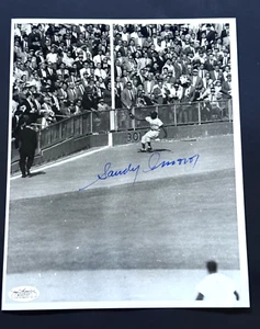 Sandy Amoros Signed Autographed 8x10 Photo JSA COA-Dodgers - Picture 1 of 3