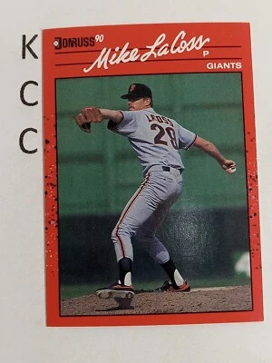 1990 Donruss Baseball San Francisco Giants #652 Mike LaCoss - Image 1 of 2