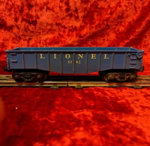 Vtg Lionel #6142  Blue Gondola Car - Picture 1 of 9
