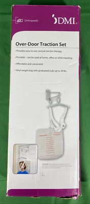 Juego de tracción ortopédica sobre puerta DMI cuello terapia cervical bolsa de peso de 20 lb Foto 1 de 4