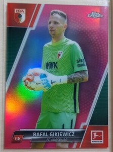Rafael Gikiewicz Magenta /399 FC Augsburg - Topps Chrome Bundesliga 2021-22