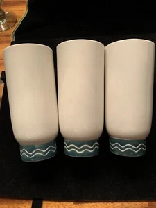 LIETZKE PORCELAINS Mid Century Modern set of three tall cups - Picture 1 of 10