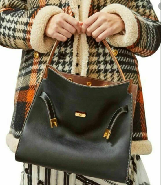 Tory Burch Lee Radziwill Small Double Bag Black 61302