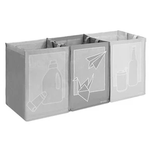 3x Bolsa de reciclaje para basura de plástico vidrio cartón de tela impermeable - Imagen 1 de 7