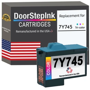 DoorStepInk Compatible Ink Cartridges for Dell 7Y745 Series 2 CLR-USA - Picture 1 of 5