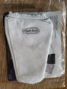 Knit-Rite Prosthetic Soft Sock X-Short Size #1 #2 8-12 Hole In Toe Grey Light - Picture 1 of 7