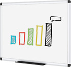 Dry Erase Board/Whiteboard,48 X 36 Inches, Wall Mounted Board For School Office