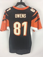 Kid's TERRELL OWENS Cincinnati Bengals YOUTH Jersey Reebok ON-FIELD Large 14-16