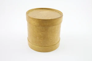 Antique Yardley English Lavendomeal Bath Salt Wooden Banded Cylinder Container - Picture 1 of 10