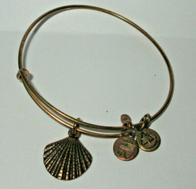 Серебряный расширяемый браслет-раковина Alex and Ani (A2) - Изображение 1 из 2