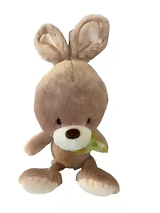 American Greetings Bunny Peluche Peluche Tan Testa Grande Gambe Floppy 10” MORBIDO! - Foto 1 di 5