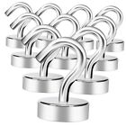 Neosmuk Magnetic Hooks,30lb Heavy Duty Earth 30lb Magnetic Hooks 10 Pack