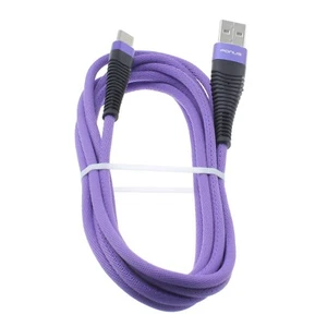 Purple 6ft USB Cable Type-C Charger Cord Power Wire USB-C Long for Tablets - Picture 1 of 6