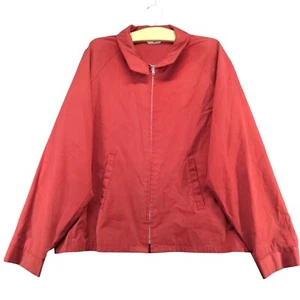 John Blair Sportswear Men's Full Zip Jacket XL Long Sleeve Red Regular Fit - Picture 1 of 12