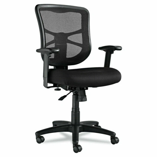 Alera EL42BME10B Mid-Back Swivel/Tilt Office Chair - Black