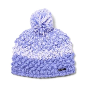 Spyder Brrr Berry Pom 38S555304-CLP Beanie Girls XS/S Purple Fleece Lined JDM714 - Picture 1 of 10