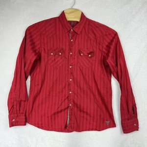 Vintage Guess Western Langarm Hemd Herren Gr. XL Perlen Druckknöpfe 90s-Y2k - Bild 1 von 21