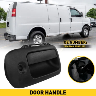 Manija de puerta delantera derecha exterior para Chevy Express 96-09 GMC Savana 1500 3500 2500 Foto 1 de 4