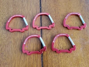 Lot of 5 - American Heart Association CLIP Keychain Key Ring Hangtag Fob - Picture 1 of 3