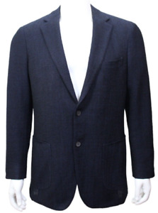 Suitsupply Blazer Mens 42R Navy Blue Havana Unlined Sport Coat Wool Silk Ferla