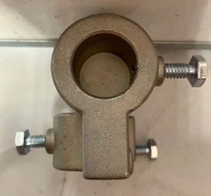 New 7/8" upper guide bracket only with 3 1/4 20 screws fits most! - Picture 1 of 2