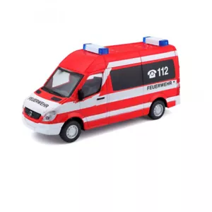 Bburago 18-32006F - Modellino - Mercedes Sprinter Feuerwehr ( Rosso,Scala 1:50 ) - Foto 1 di 1