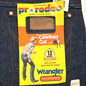 Wrangler 13MWZ Jeans Mens Cowboy Cut USA Pro Rodeo 42x36 Cowboy Workwear New - Picture 1 of 12