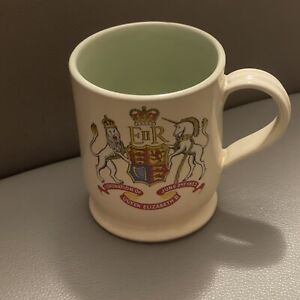 Rare Denby Stoneware Original Queen Elizabeth II Coronation Mug June 2nd 1953