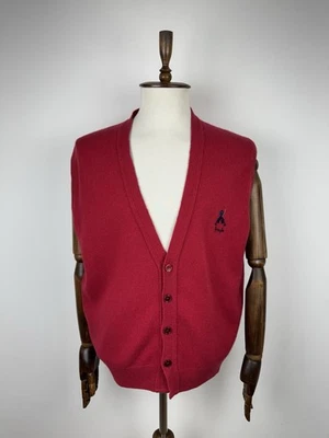 Men’s Vintage Pringle Of Scotland Vest Wool Sweater size L - Image 1 of 4