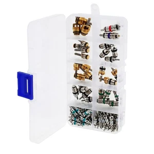 102pcs New Car A/C Air Conditioner 1/4" 5/16" Valve Core Remover Installer Kit - Picture 1 of 12
